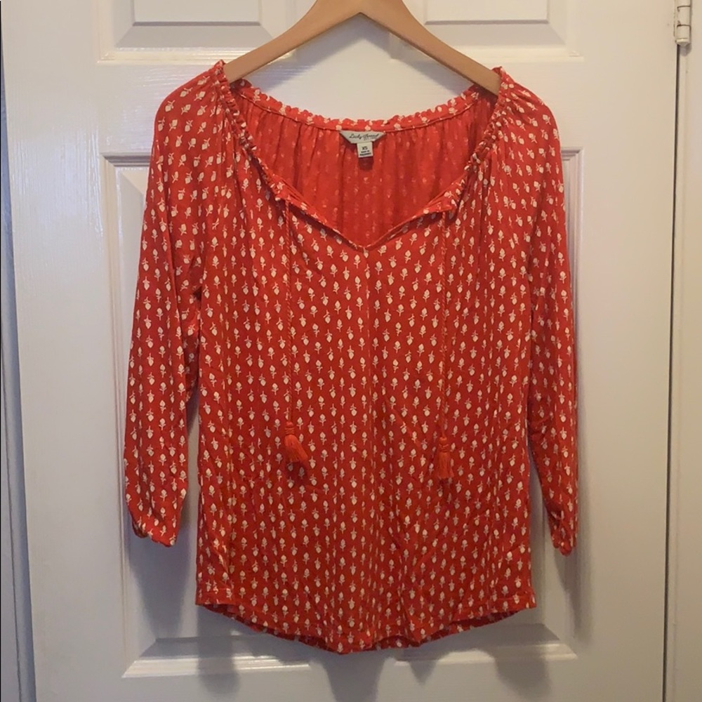 Lucky Brand floral blouse